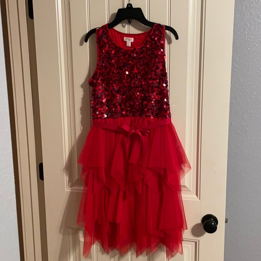 Girls red dress